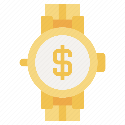 Business, date, dollar, finance, time, watch, wristwatch icon - Download on Iconfinder