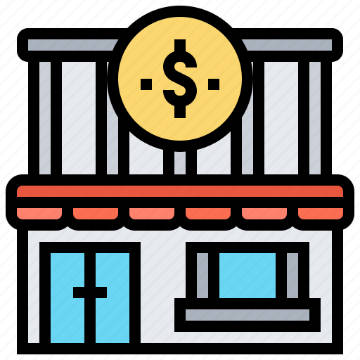 Building, business, finance, pawnshop, store icon - Download on Iconfinder