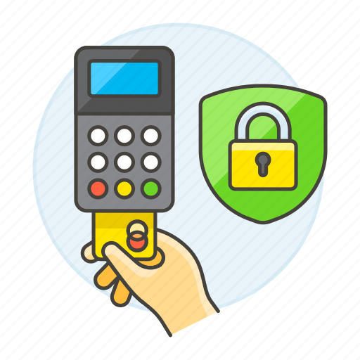 Reader, debit, protect, secure, hand, card, credit icon - Download on Iconfinder