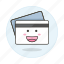 magnetic, payment, credit, smiley, stripe, card 