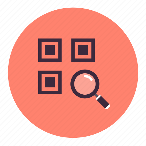Bar code, code, magnifier, payment, scan, search, zoom icon - Download on Iconfinder