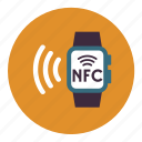 modern, network, nfc, online, payment, smartwatch, technology