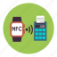 bill, modern, nfc, payment, smartwatch, technology, wireless 
