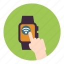 connection, modern, payment, smart watch, technology, wireless