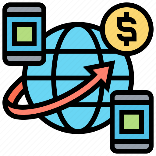 Banking, money, online, sending, transfer icon - Download on Iconfinder