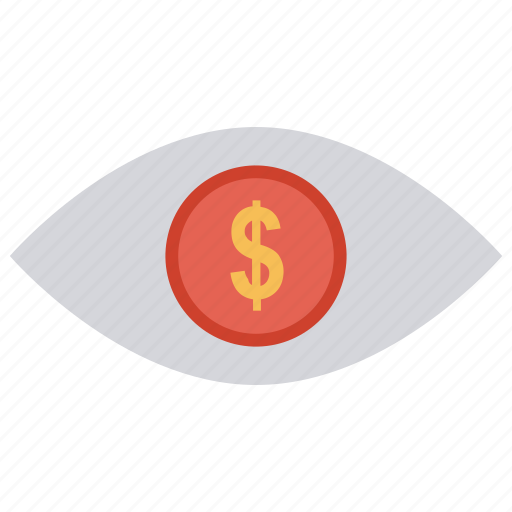 Dollar, eye, look, money, view icon - Download on Iconfinder