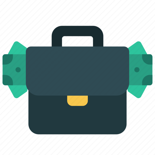 Cash, briefcase, finances, money, business icon - Download on Iconfinder