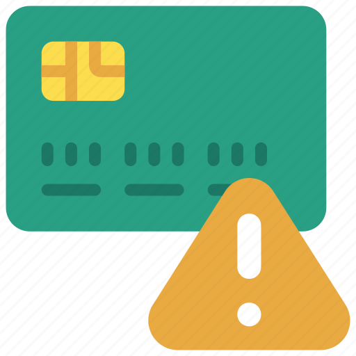 Credit, card, error, finances, problem, warning icon - Download on Iconfinder