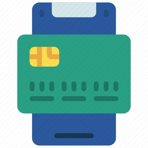 Mobile, credit, card, finances, debit, payment icon - Download on Iconfinder