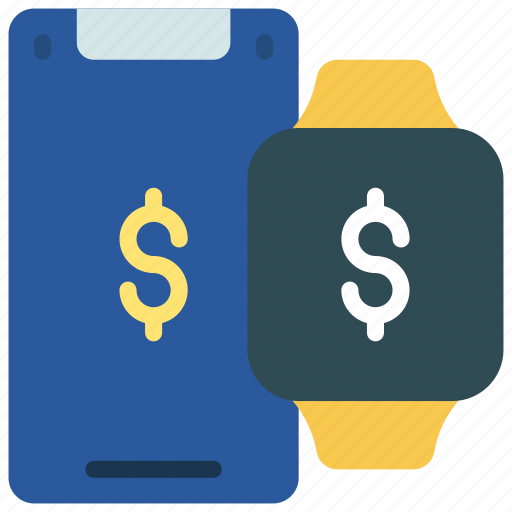 Mobile, smart, watch, payment, finances icon - Download on Iconfinder