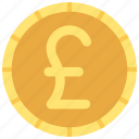 pound, coin, finances, money, british