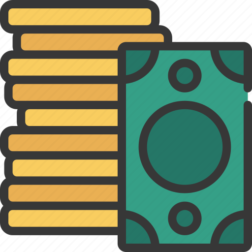 Coins, and, cash, finances, payment, money icon - Download on Iconfinder