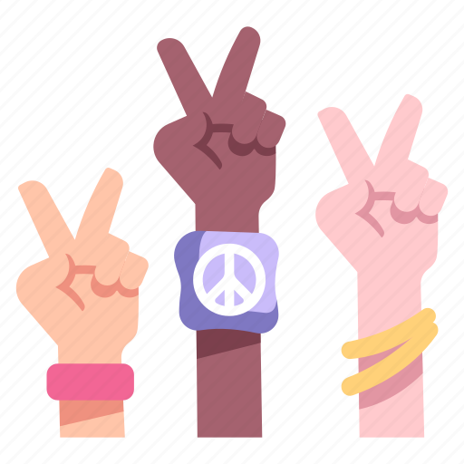 Peace, hand, human, victory, finger, two, freedom icon - Download on Iconfinder