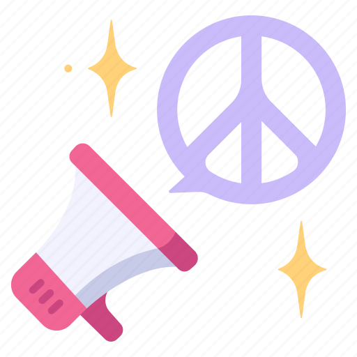 Peace, speaker, business, talk, education, microphone, speech icon - Download on Iconfinder
