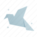 bird, origami, paper, peace, pigeon 