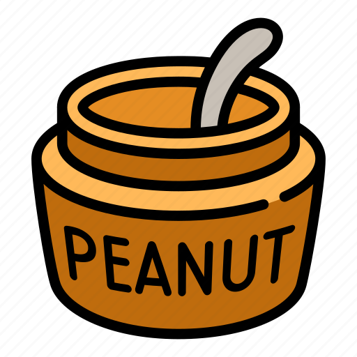Breakfast, food, fruit, jar, peanut, spoon icon - Download on Iconfinder