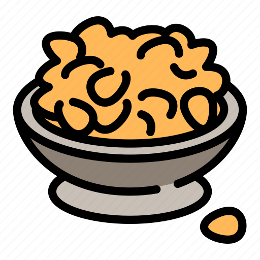 Bowl, diet, food, hand, healthy, peanut, snack icon - Download on Iconfinder
