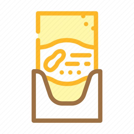 Sachet, bag, peanut, butter, food, package icon - Download on Iconfinder