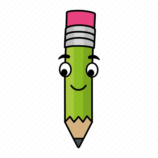 Character, emoji, emoticon, face, pencil, smiley icon - Download on Iconfinder