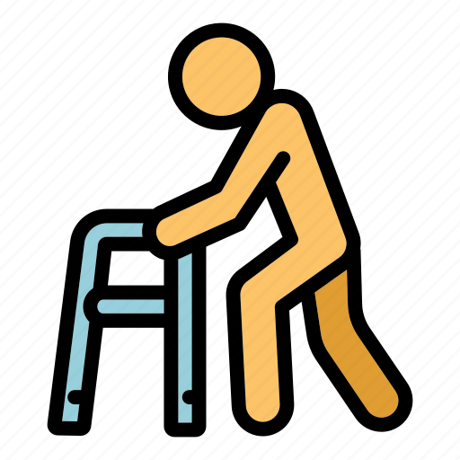 Family, love, man, pension, person, walker, woman icon - Download on Iconfinder