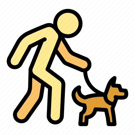 Dog, family, love, man, senior, walking, woman icon - Download on Iconfinder