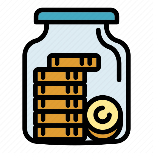 Business, coins, finance, hand, jar, man, money icon - Download on Iconfinder