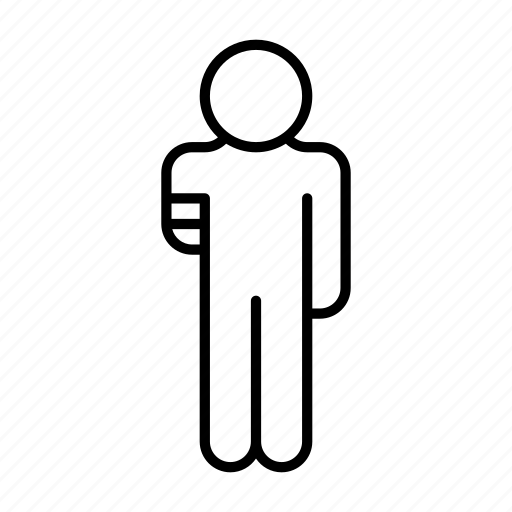 Person, man, woman, amputee, injury, injured, avatar icon - Download on Iconfinder