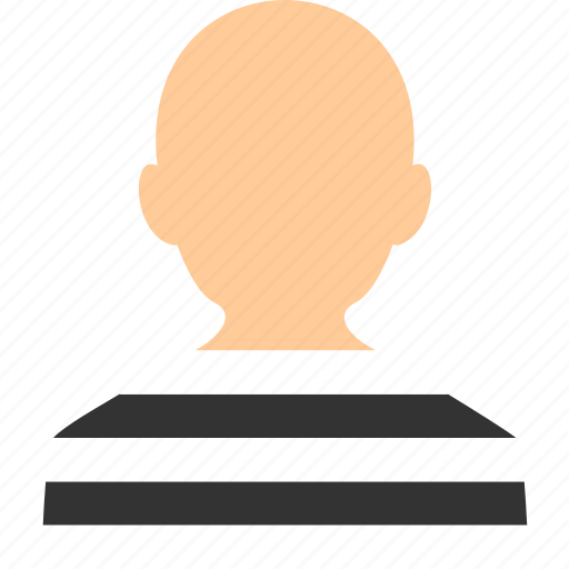 Avatar, convict, criminal, prisoner icon - Download on Iconfinder