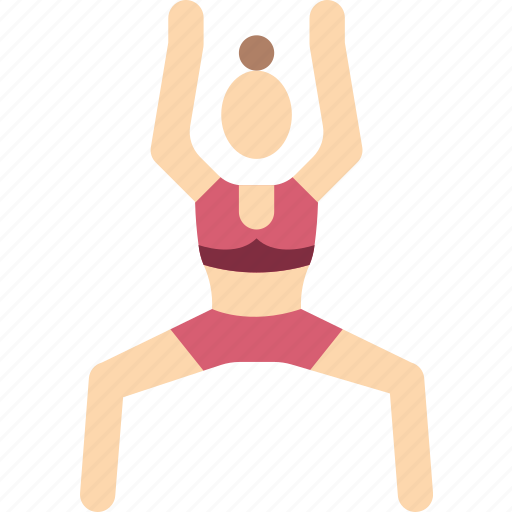 Fitness, pose, stick figure, warrior, woman, yoga icon - Download on Iconfinder