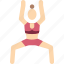 fitness, pose, stick figure, warrior, woman, yoga 
