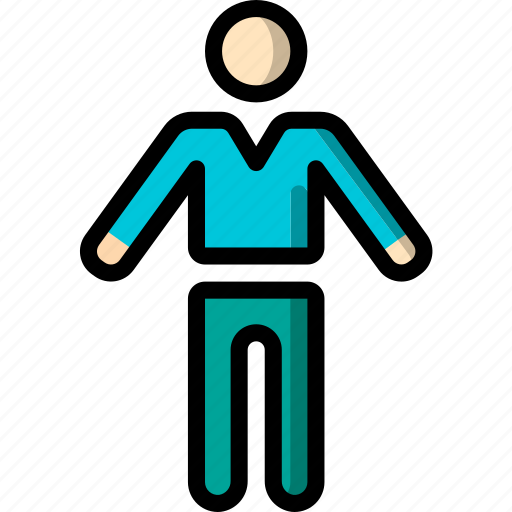 Man, plain, standing, stick figure icon - Download on Iconfinder