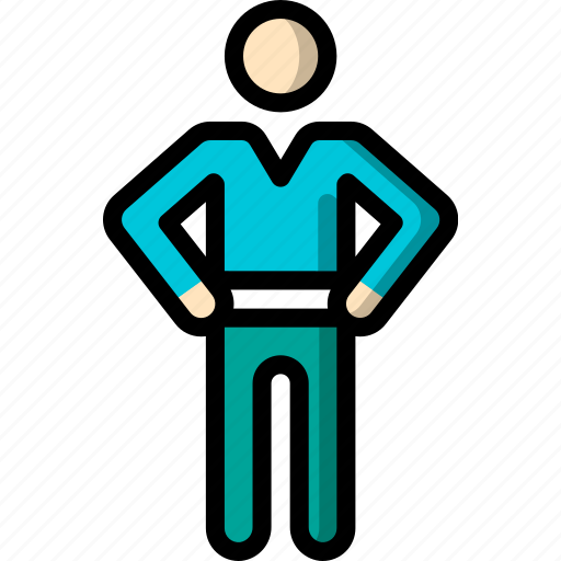Hands, hands on hips, hips, man, on, standing, stick figure icon - Download on Iconfinder