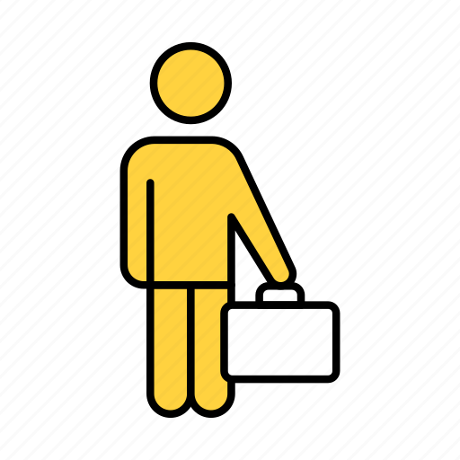 Businessman, bag, user, avatar, employee icon - Download on Iconfinder