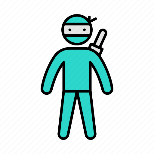 Ninja, turtle, warrior, man, character icon - Download on Iconfinder