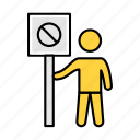 notallowed, stop, restricted, user, guard 