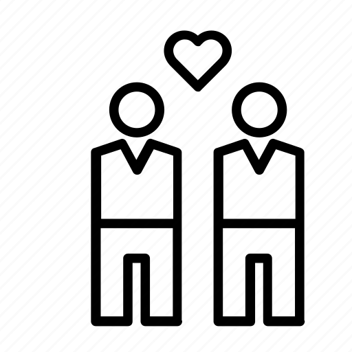 Couple, gay, heart, love, man, people, person icon - Download on Iconfinder