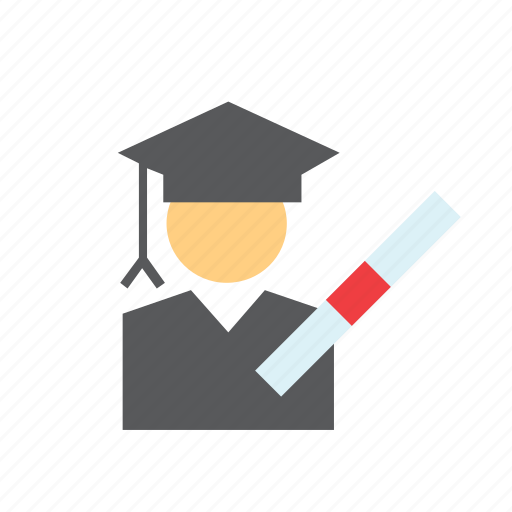 Graduate, graduation, man, mortarboard, people, person, woman icon - Download on Iconfinder