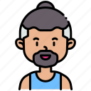 avatar, people, man, bread, beard, profile
