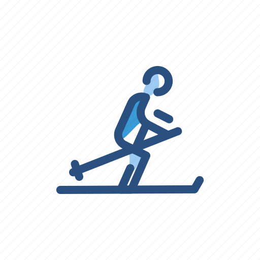 People, ski, skiing, sport icon - Download on Iconfinder