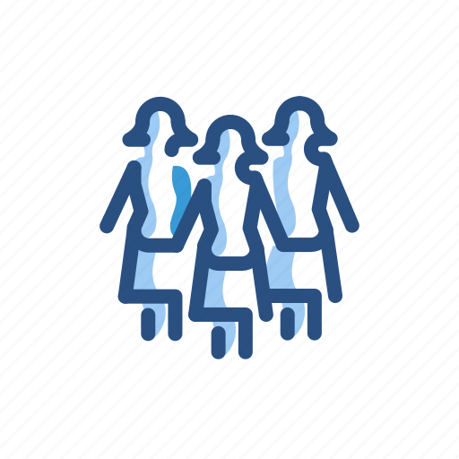 Group, small, three, women icon - Download on Iconfinder