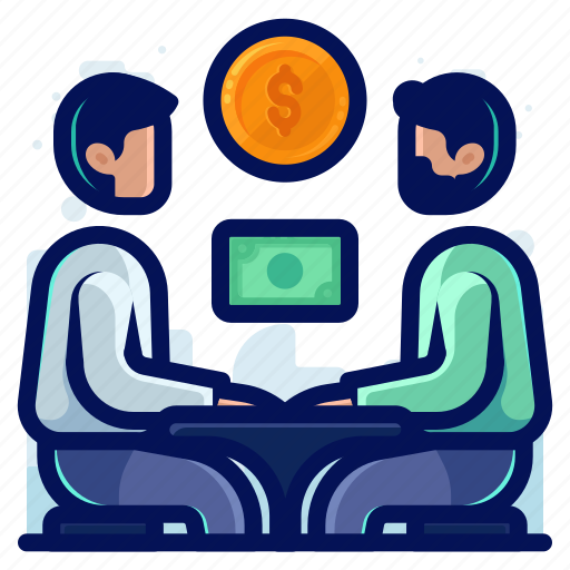 Cash, communication, conversation, dollar, money, sit icon - Download on Iconfinder