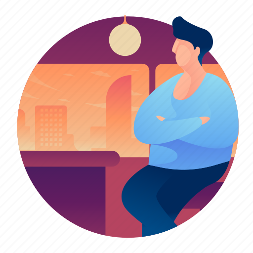 Home, house, leisure, man, relaxing icon - Download on Iconfinder