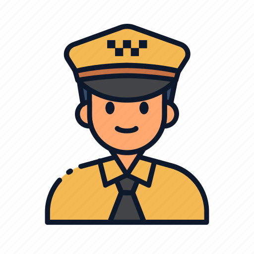 Avatar, driver, occupation, profession, taxi, uniform icon - Download on Iconfinder