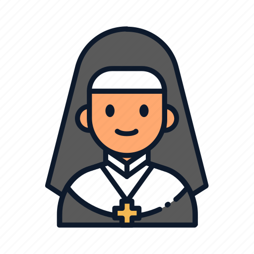 Avatar, nun, occupation, profession icon - Download on Iconfinder