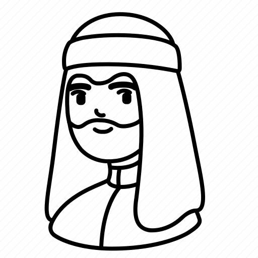Arab, avatar, beard, islam, male, man, people icon - Download on Iconfinder