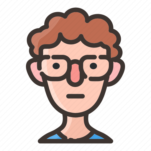 Avatar, boy, face, glasses, male, man, nerd icon - Download on Iconfinder