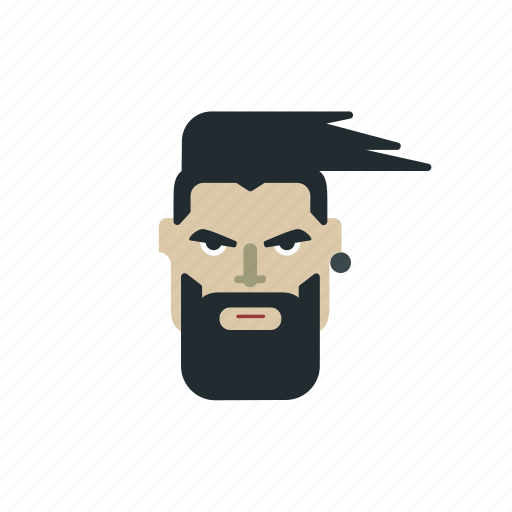 Strong man, man, face, avatar icon - Download on Iconfinder