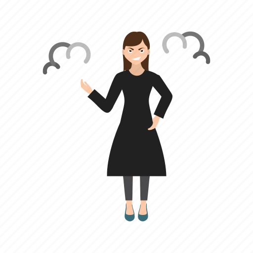 Angry, confuse, frustrated, furious, mad, woman, work icon - Download on Iconfinder