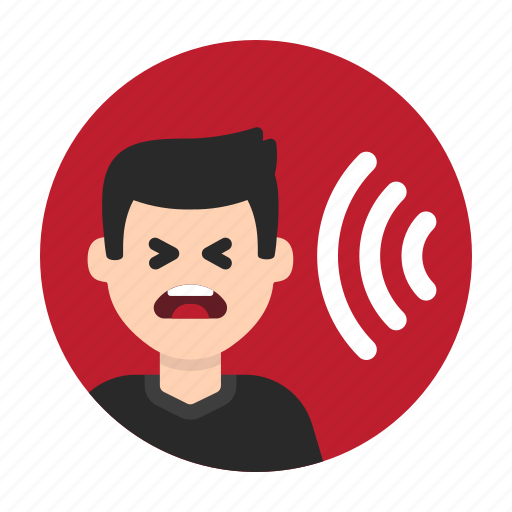 Avatar, hurt, loud, man, noise, pain, sound icon - Download on Iconfinder