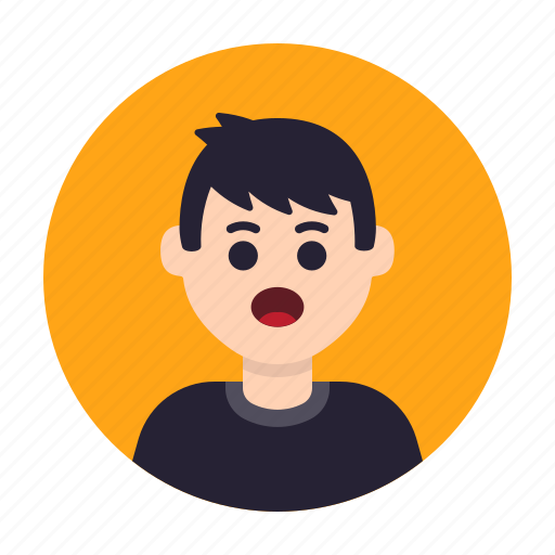 Avatar, expression, incredible, man, shocked, surprised, wow icon - Download on Iconfinder